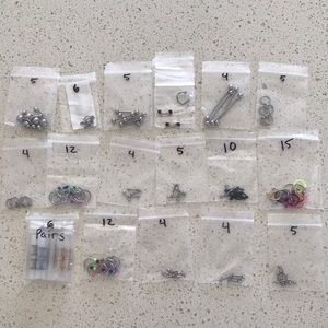 109pcs Body Jewelry Lot